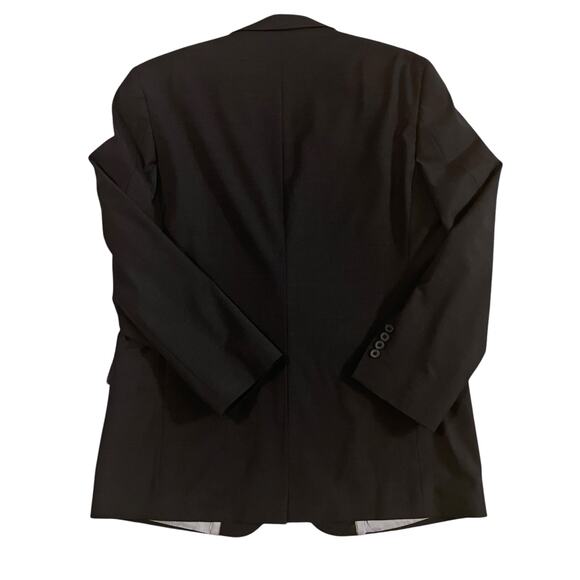Brooks Brothers Explorer Blazer Jacket 44L Black Madison Fit Two Button Wool - Picture 6 of 13